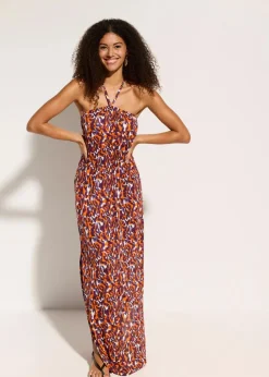 Strandkleid aus fließender Viskose