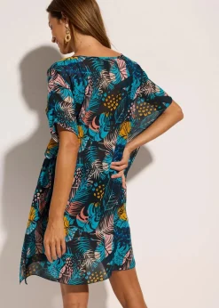 Strandtunika aus leichtem Chiffon