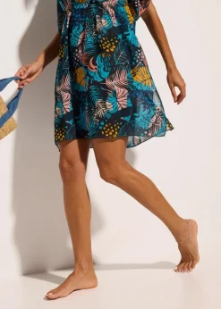 Strandtunika aus leichtem Chiffon