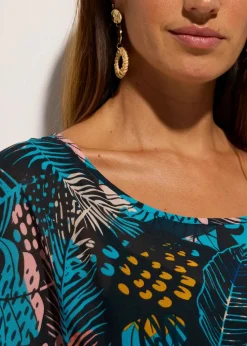 Strandtunika aus leichtem Chiffon