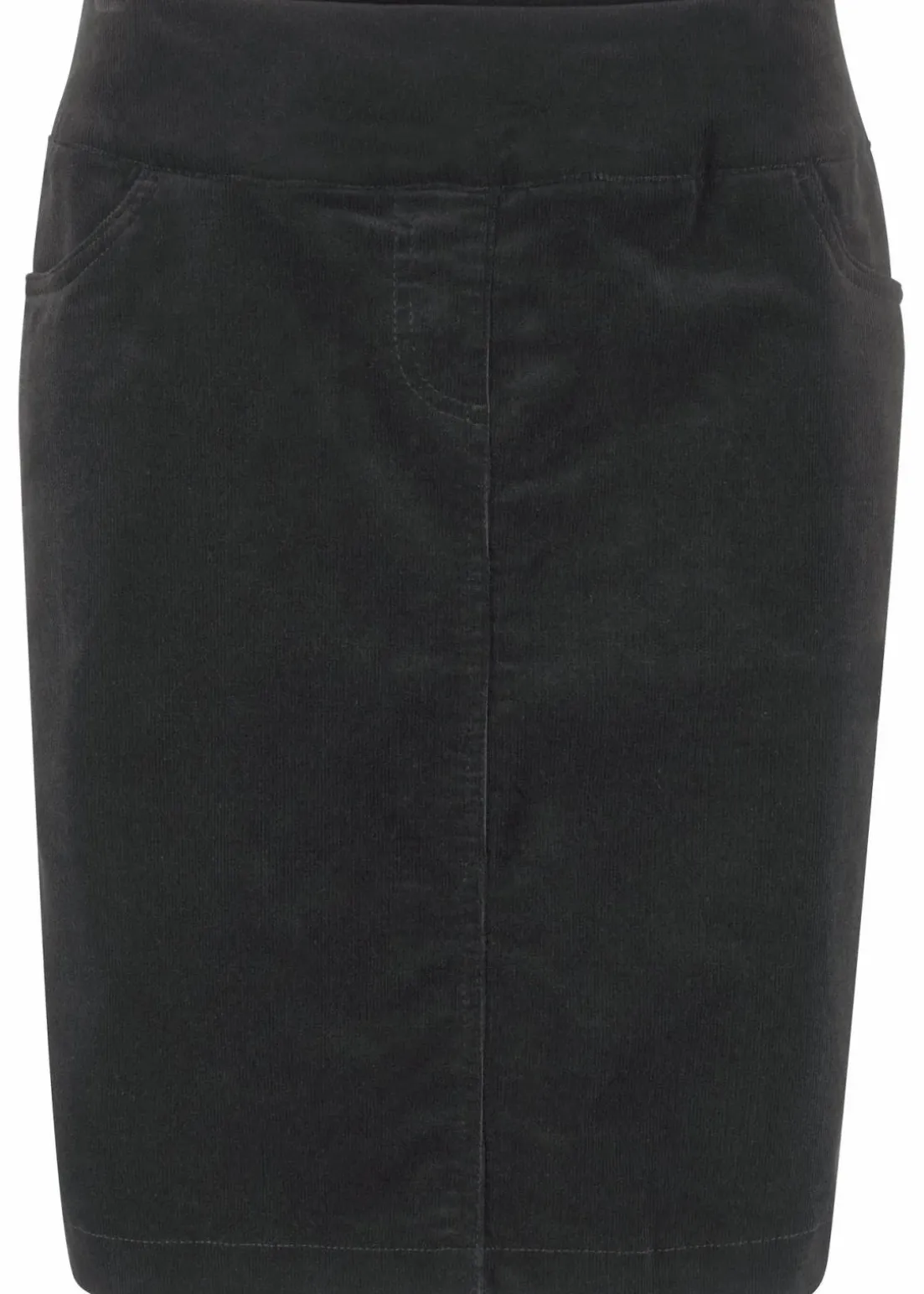 Stretch Baumwoll-Cordrock mit Bequembund