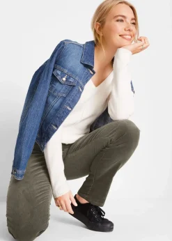 Stretch-Cordhose, Straight