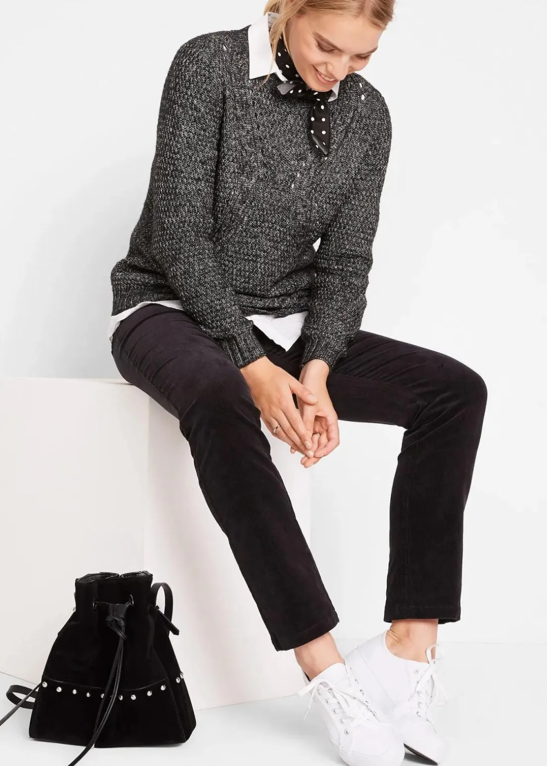 Stretch-Cordhose, Straight