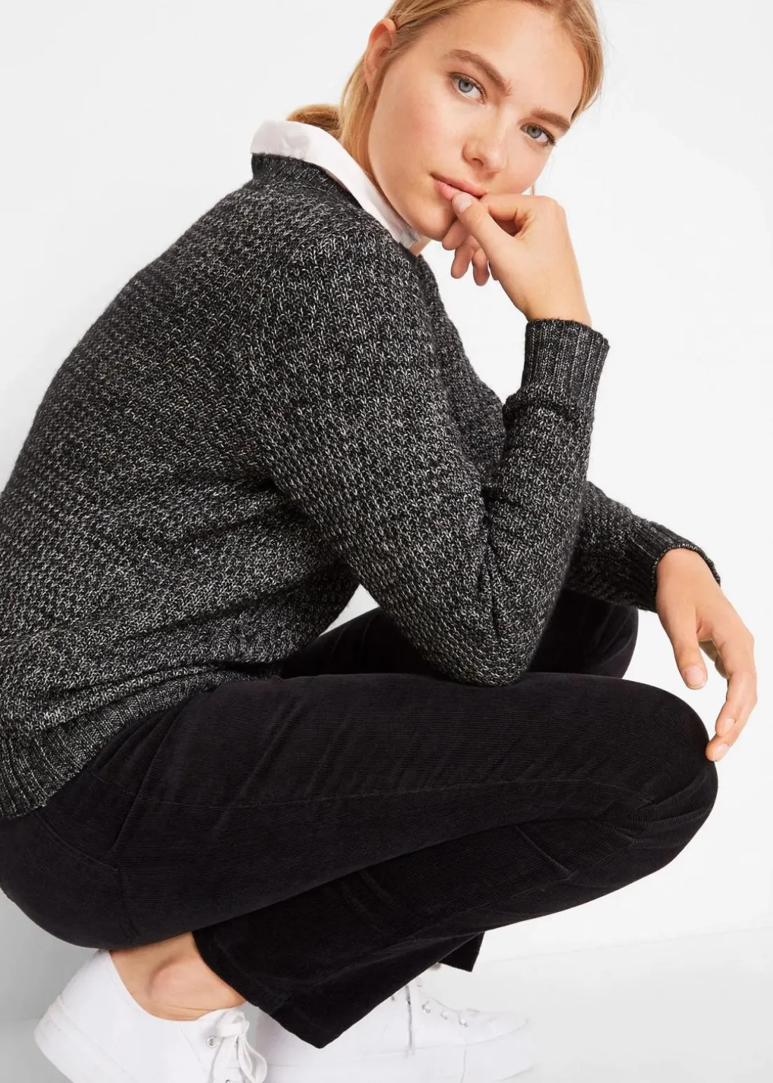 Stretch-Cordhose, Straight