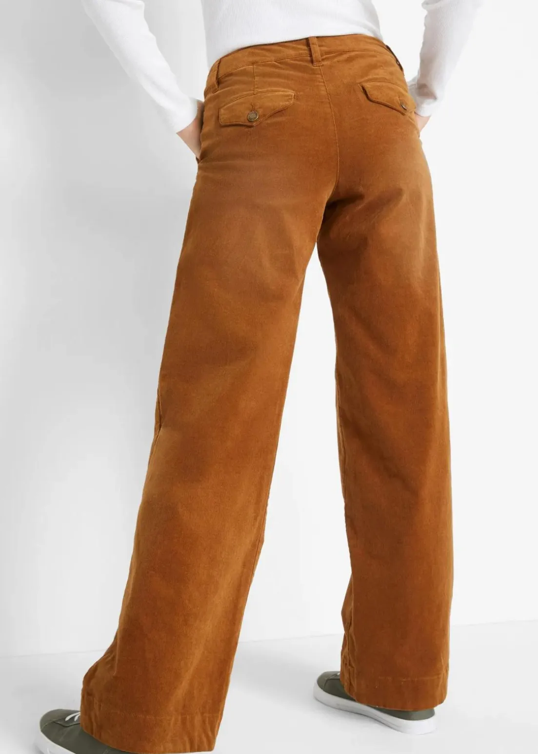 Stretch-Cordhose, Wide