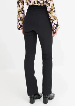 Stretch-Hose mit Gürtel (2-tlg. Set)