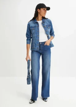 Stretch-Jeansjacke, Basic