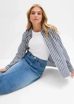 Stretch-Jeansrock, High Waist