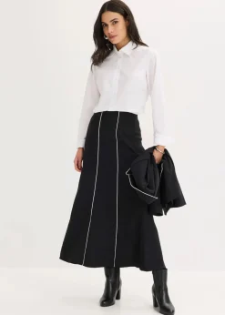 Stretch-Maxirock aus Bengalin