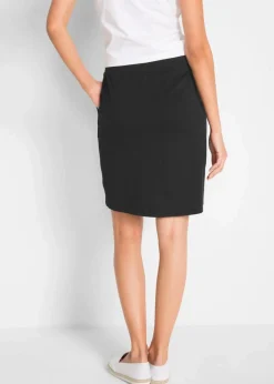 Stretch-Rock aus Bio-Baumwolle mit Stretch