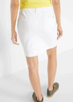 Stretch-Rock mit Lycra-Anteil