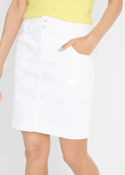 Stretch-Rock mit Lycra-Anteil