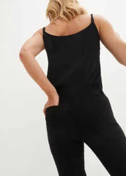 Stretch-Schlupfhose aus fließendem Viskose-Mix