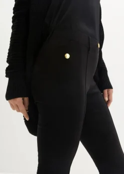 Stretch-Schlupfhose aus fließendem Viskose-Mix