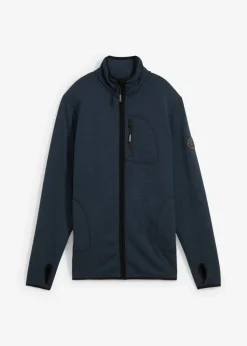 Strickfleecejacke mit Teddyfleece-Futter