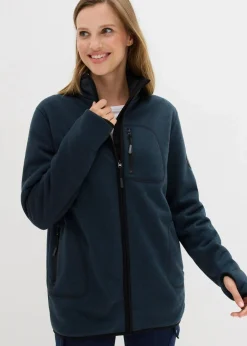 Strickfleecejacke mit Teddyfleece-Futter