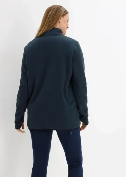 Strickfleecejacke mit Teddyfleece-Futter