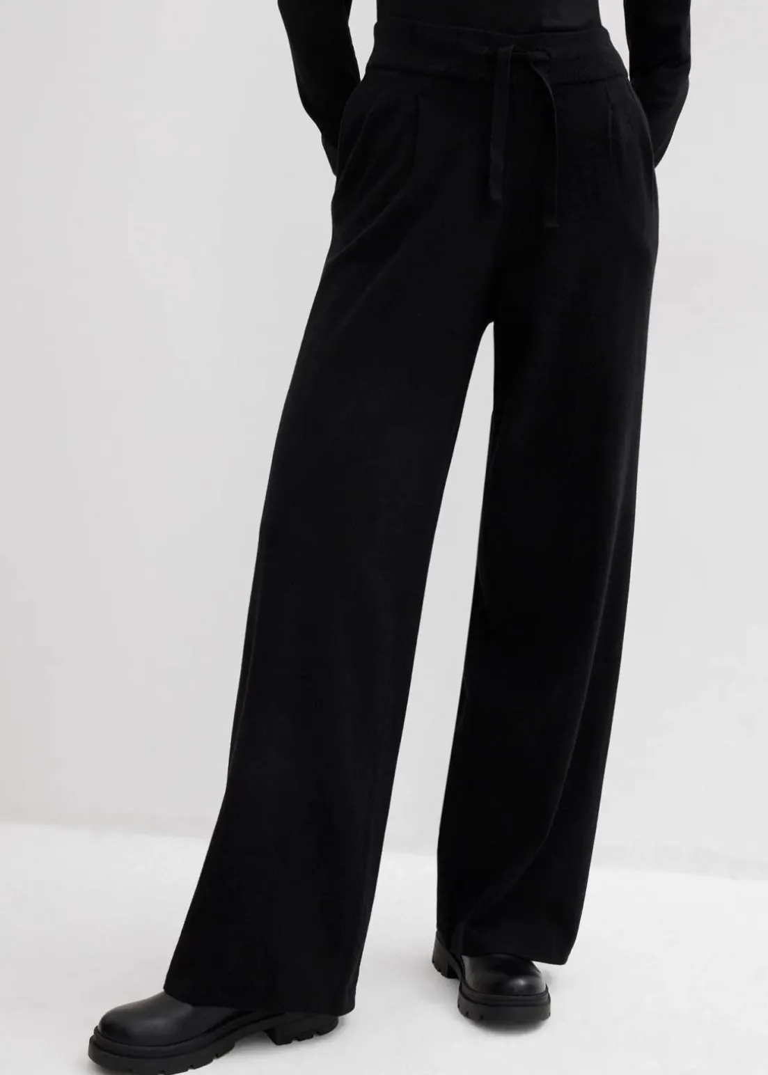 Strick-Hose aus weichem Kaschmir-Mix