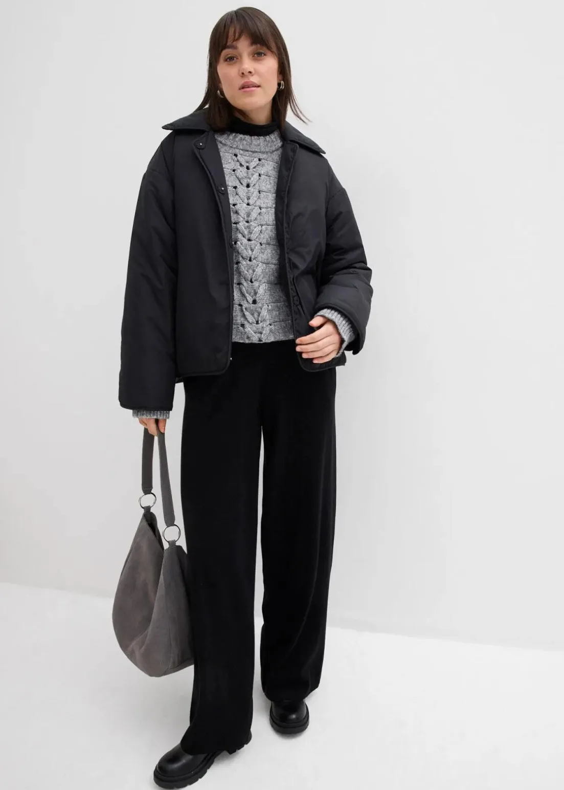 Strick-Hose aus weichem Kaschmir-Mix