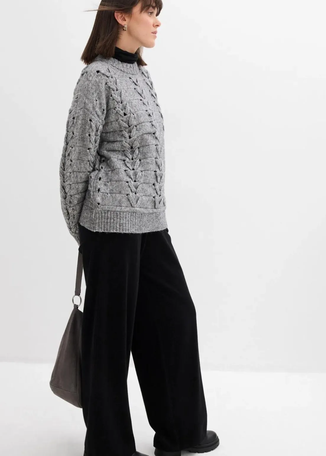 Strick-Hose aus weichem Kaschmir-Mix