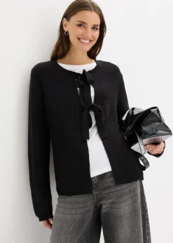 Strickjacke aus Baumwoll-Mix