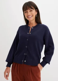 Strickjacke aus reiner Baumwolle