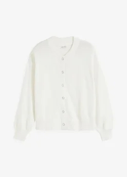 Strickjacke aus reiner Baumwolle