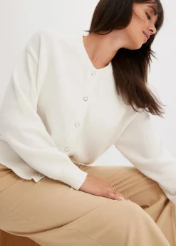 Strickjacke aus reiner Baumwolle