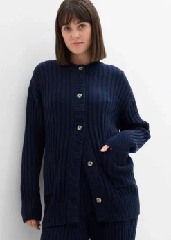 Strickjacke aus softem Viskose-Mix