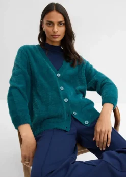 Strickjacke aus Viskose-Mix