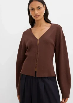 Strickjacke aus Viskose-Mix