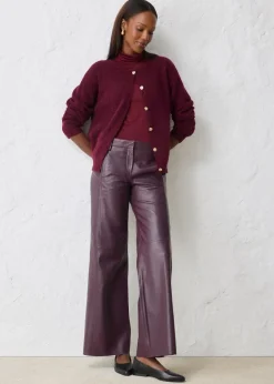 Strickjacke aus wärmendem Alpaka-Mix