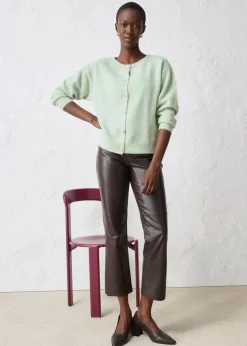 Strickjacke aus wärmendem Alpaka-Mix