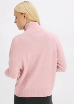 Strickjacke mit Reißverschluss