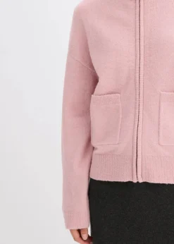 Strickjacke mit Reißverschluss