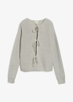 Strickjacke mit Schleifen-Detail