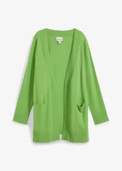 Strickjacke mit Taschen, Langarm