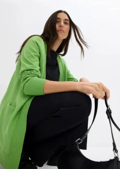 Strickjacke mit Taschen, Langarm