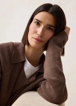 Strickjacke mit Wolle