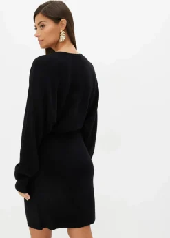 Strickkleid aus Viskose-Mix