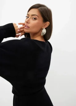 Strickkleid aus Viskose-Mix