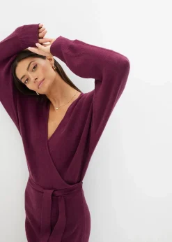 Strickkleid aus Viskose-Mix