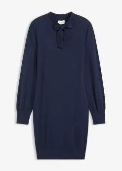 Strickkleid aus fließendem Viskose-Mix