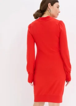 Strickkleid aus fließendem Viskose-Mix