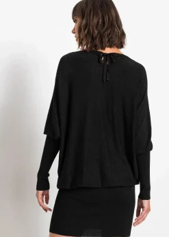 Strickkleid aus fließendem Viskose-Mix