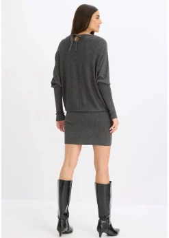 Strickkleid aus fließendem Viskose-Mix