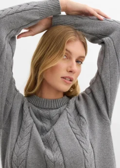 Strickkleid aus reiner Baumwolle