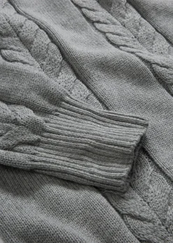 Strickkleid aus reiner Baumwolle