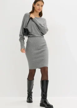 Strickkleid aus softem Viskose-Mix