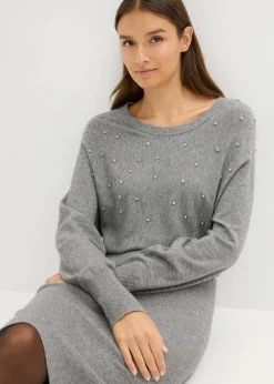 Strickkleid aus softem Viskose-Mix